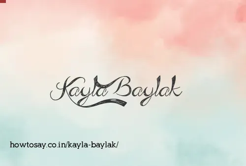 Kayla Baylak