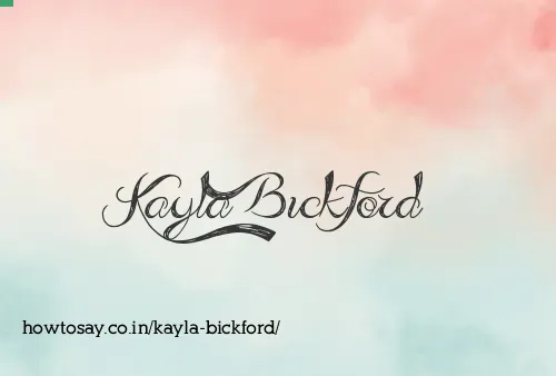 Kayla Bickford
