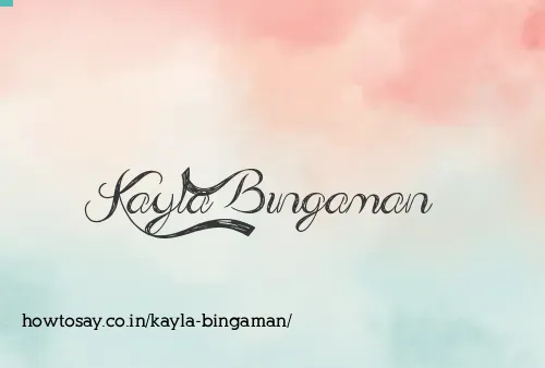 Kayla Bingaman
