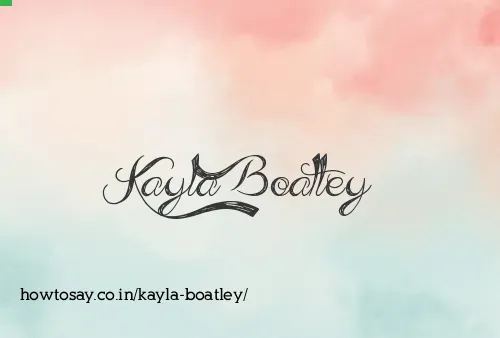 Kayla Boatley