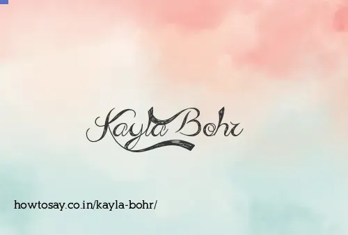 Kayla Bohr