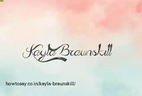 Kayla Braunskill
