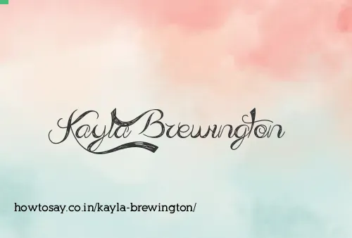 Kayla Brewington