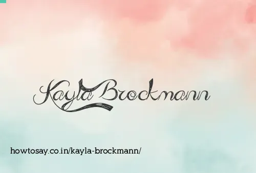 Kayla Brockmann