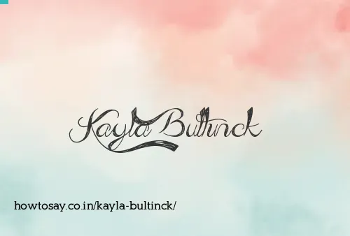 Kayla Bultinck