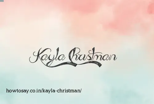 Kayla Christman
