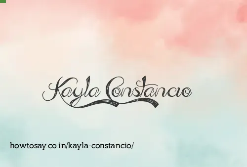 Kayla Constancio