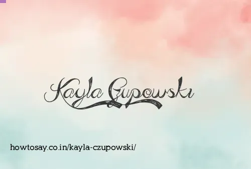 Kayla Czupowski