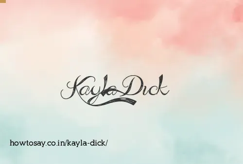 Kayla Dick