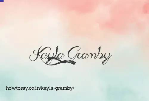 Kayla Gramby