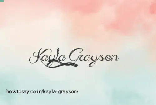 Kayla Grayson