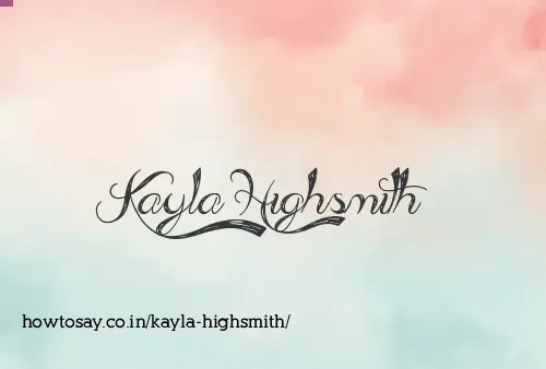 Kayla Highsmith