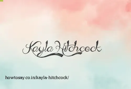 Kayla Hitchcock