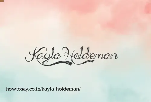 Kayla Holdeman