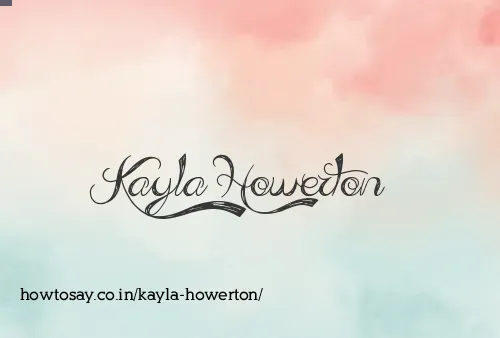 Kayla Howerton