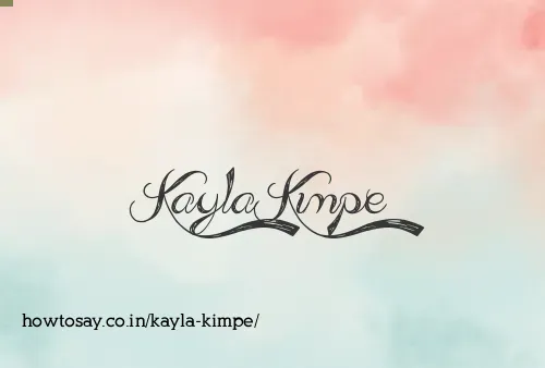 Kayla Kimpe