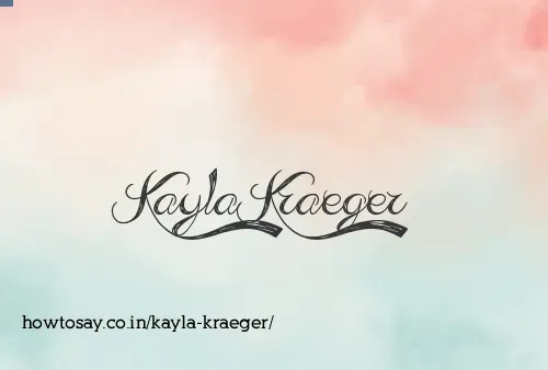 Kayla Kraeger