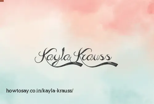 Kayla Krauss