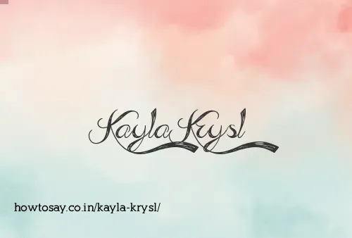 Kayla Krysl