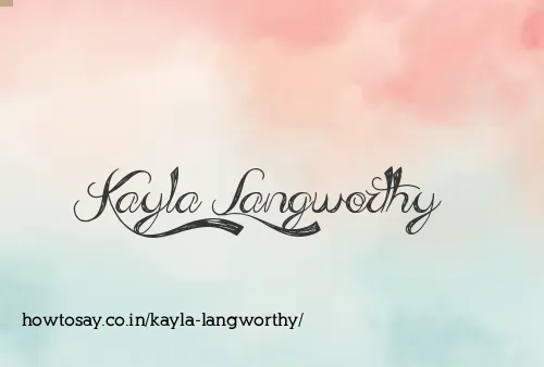 Kayla Langworthy