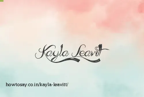 Kayla Leavitt