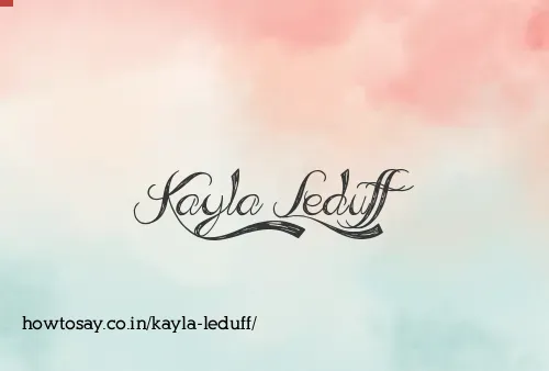 Kayla Leduff
