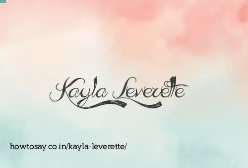 Kayla Leverette