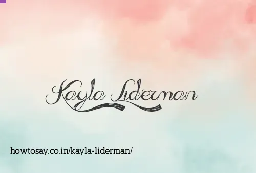 Kayla Liderman