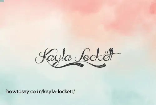Kayla Lockett
