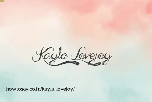Kayla Lovejoy