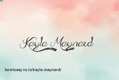Kayla Maynard