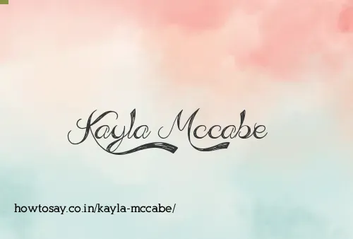 Kayla Mccabe