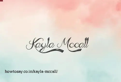 Kayla Mccall