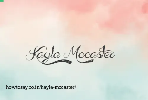 Kayla Mccaster