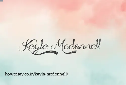 Kayla Mcdonnell