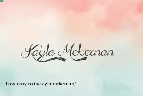 Kayla Mckernan