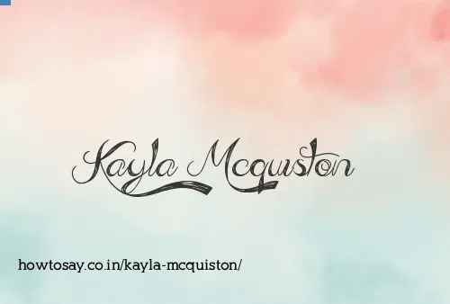 Kayla Mcquiston