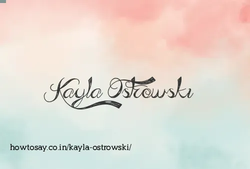 Kayla Ostrowski