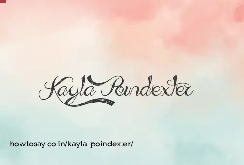 Kayla Poindexter