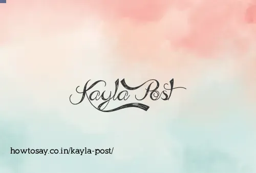 Kayla Post