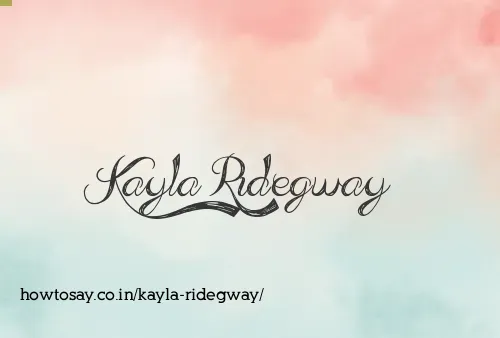 Kayla Ridegway
