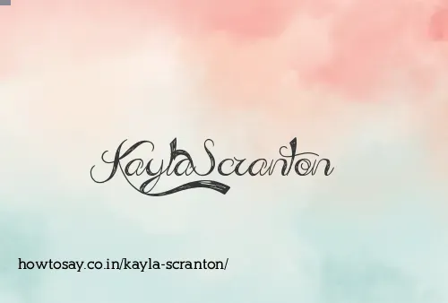 Kayla Scranton