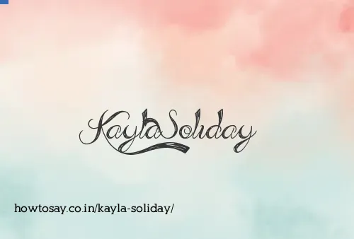 Kayla Soliday