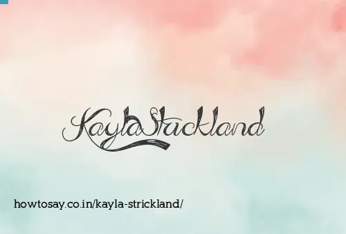 Kayla Strickland
