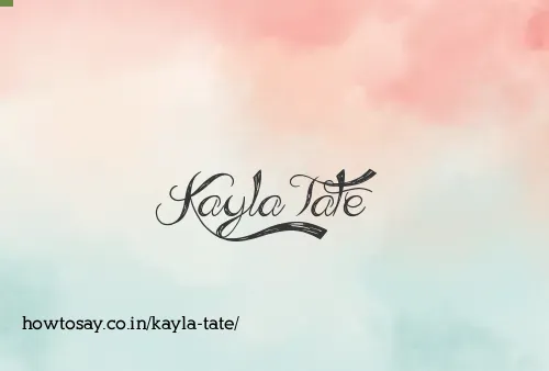 Kayla Tate
