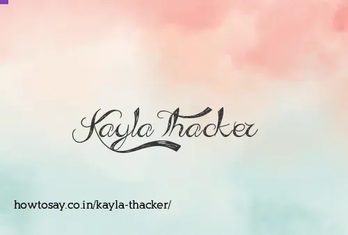 Kayla Thacker
