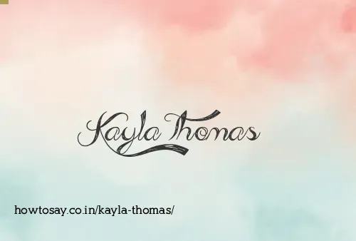 Kayla Thomas