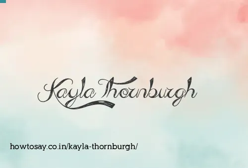 Kayla Thornburgh