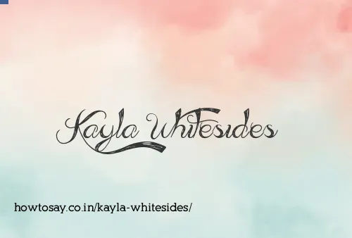 Kayla Whitesides