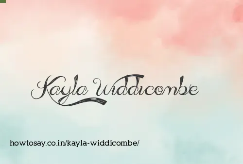 Kayla Widdicombe